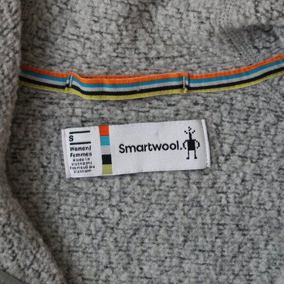 Smartwool Hudson Trail Full Zip Hooded Fleece Sweater | Small - Picture 4 of 8